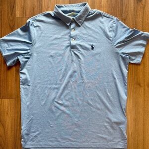 Polo by Ralph Lauren Light Blue Polo Shirt Performance active tee T-shirt M